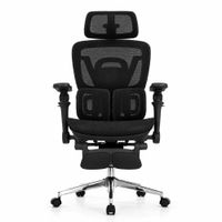 Silla Ergonomica Haven S100 Ultra Lumbar Anatomico Mesh Brazos 7D Negro