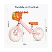 Bicicleta de Equilibrio Rosada
