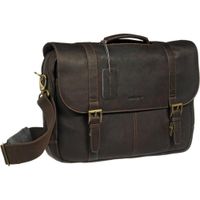Samsonite Maletín de Cuero Colombiano para Laptop 15.6"" con Compartimentos Padded y Corre