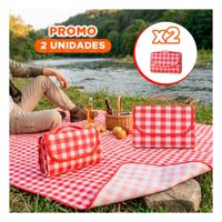 Pack2 Cobija Multiuso Tipo Cartera para Picnic y Camping YPapel Regalo