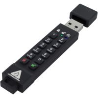 Apricorn Aegis Secure Key 3z 128GB USB 3.1 Gen 1 - Encriptado FIPS 140-2, Teclado de 10 DÃ