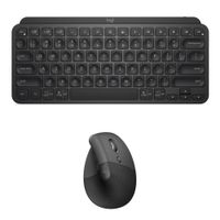 Logitech Kit Creativo MX Keys Mini y Mouse Vertical Lift Inalámbrico - Conectividad Bluet