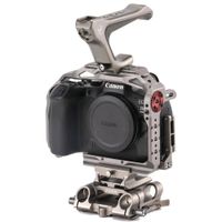 Tilta Basic Cage Kit para Canon R6 Mark II - Cage Ajustado, Mango NATO Compacto, Baseplate