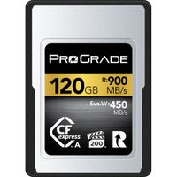 ProGrade Digital CFexpress 2.0 Type A Gold 120GB - Velocidades de lectura hasta 900 MB/s,