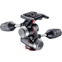 Manfrotto XPRO 3-Way Pan-and-Tilt Head 26.5 lb Carga, 200PL-14 Placa de Liberación Rápid