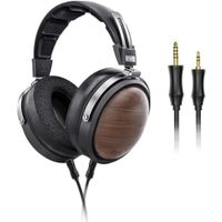 FiiO FT1 Auriculares Cerrados Over-Ear de Madera de Nogal Americano con Controladores DinÃ