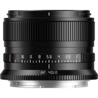 TTArtisan AF 40mm f/2 Lens para Nikon Z - Prime, Construcción Metálica, Motor AF STM, Di