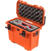 Nanuk T30 Funda Dura para Carga Superior con Divisores Acolchados - Color Naranja, Resina