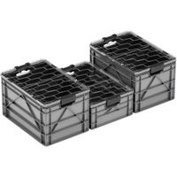 SIDIO Starter Pack 2.0 Gris - 2 Cajas Completas y 1 Caja Media con Tapa y Divisores