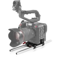 SHAPE Baseplate con Sistema de Varillas de 15mm para Canon EOS C70 - Incluye 2 Varillas de