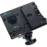 IndiPRO Tools Adaptador de Montaje Gold y V-Mount 14.8V con Conector XLR de 3 Pines y Abra