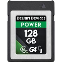 Delkin Devices POWER CFexpress Type B 128GB - Velocidades de lectura hasta 1780 MB/s, escr