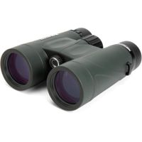 Celestron Binoculares Nature DX 10x42 Verde - Prismas BAK-4, Óptica Multicapa, 58° Ángu