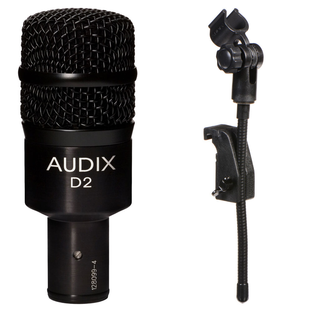 Audix Micrófono Dinámico D2 para Batería con Soporte