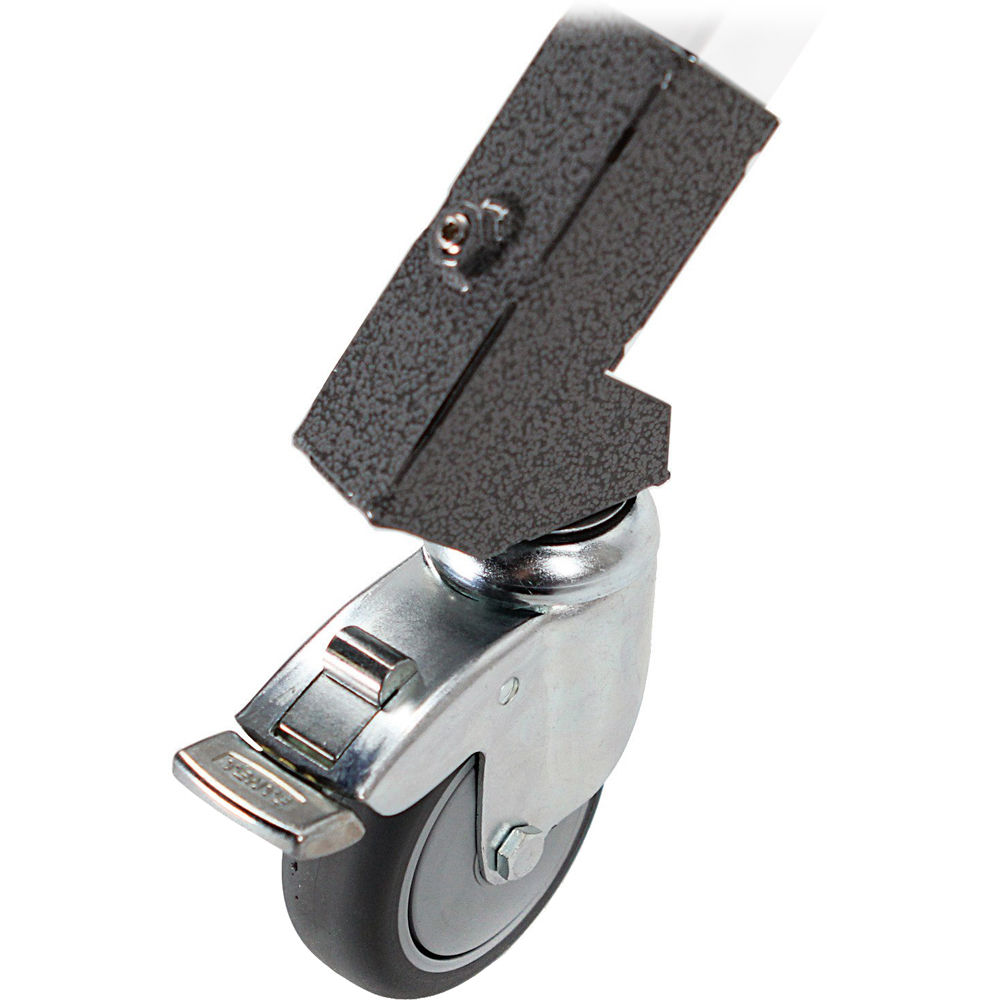 Matthews Budget Wheels Set de 3 Ruedas de 3"" con Freno para Soportes de 1""