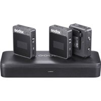 Godox MoveLink II M2 Sistema de Micrófono Inalámbrico Compacto para 2 Personas con Trans