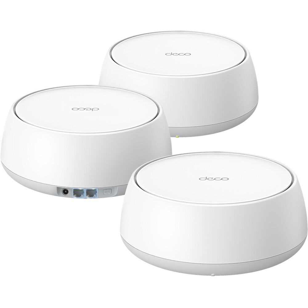 TP-Link Deco BE23 Sistema Mesh Wi-Fi 7 BE3600 Doble Banda 2.5G (3-Pack) - Hasta 3570 Mb/s,