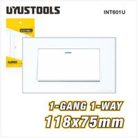 Interruptor Empotrable Simple Blanco UYUSTOOLS INT601U
