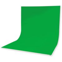EASIFRAME Cyclorama Fabric Curved Frame Skin Chroma Key Verde - 8.2 x 12.5' - Lavable a MÃ