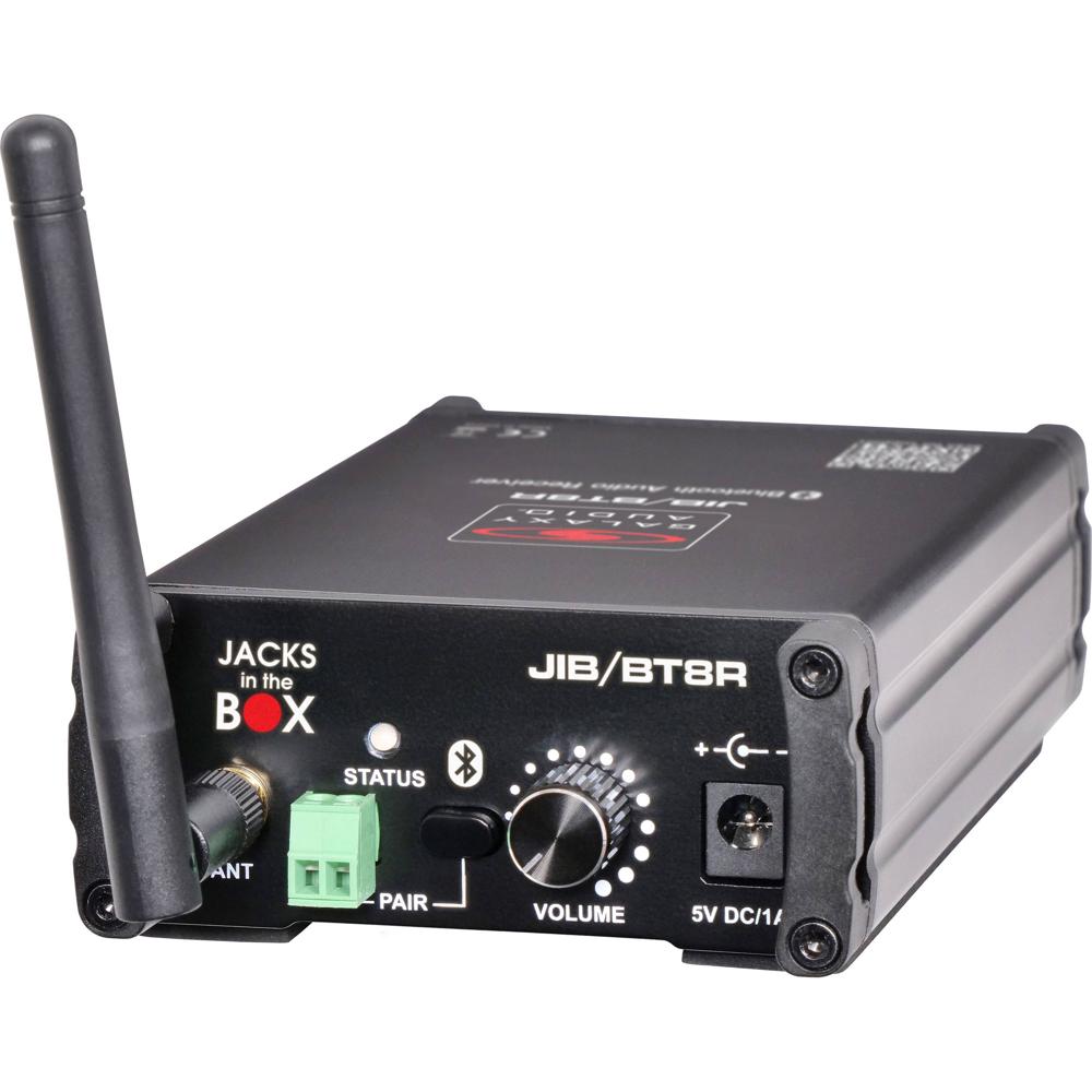 Galaxy Audio JIB/BT8R Receptor de Audio Bluetooth - Diseño Compacto, Salidas XLR y 1/4""