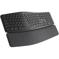 Logitech Ergo K860 Teclado Inalámbrico Dividido Graphite con Reposamuñecas Integrado y C