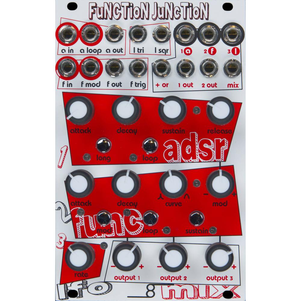Cre8audio Function Junction Módulo Eurorack 16 HP con ADSR, Generador de Funciones, LFO y