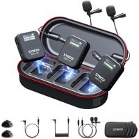 Synco WAir-G2-A2 PRO Sistema de Micrófono Inalámbrico de 2 Personas para Cámaras y Smar