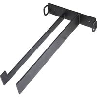 Kupo C-Stand Door Rack - Soporte de Acero para 6 C-Stands, Color Negro, Dimensiones 14.2 x