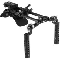 CAMVATE Rig de Montaje en Hombro 15mm con Placa QR Manfrotto