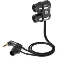 MID49 Audio Breakout AB-9 para Blackmagic PYXIS con cable de 9.5"" y soporte de phantom pow