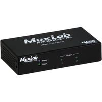 MuxLab Splitter HDMI 1x2 4K 60Hz con EDID Management y Soporte HDCP 2.2