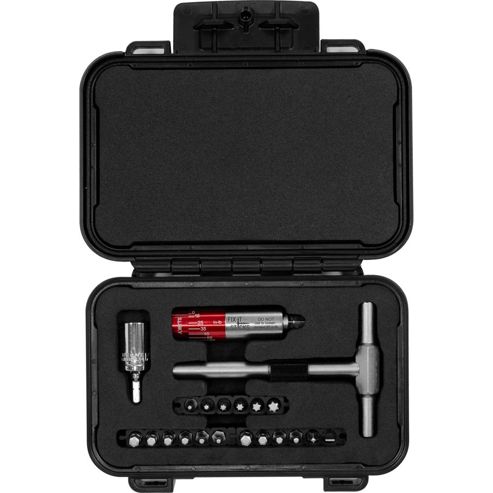 Fix It Sticks Kit de Herramientas para Rifle y Ópticas con Driver de Torque y Estuche Dur