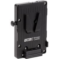 Wooden Camera Placa de Batería V-Mount con 3 D-Taps - Diseño Metálico, Fusible Digital
