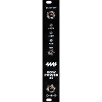 4ms Row Power 45 Módulo de Suministro de Energía Eurorack (4 HP, Negro) - Potencia 45W,