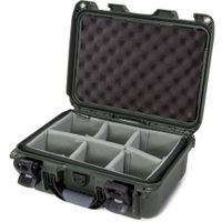 Nanuk 915 Funda Dura con Inserto Acolchado (Oliva) - Resistente al Agua, Polipropileno NK-