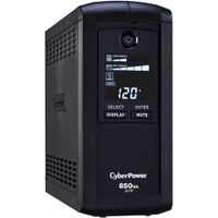 CyberPower CP850AVRLCD UPS 850VA/510W con 9 Salidas, Regulación Automática de Voltaje y