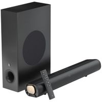 Creative Labs Barra de Sonido Stage Pro 80W 2.1-Canales con Subwoofer Externo de 40W, Dolb