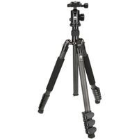 Sirui ET-1204 Trípode de Carbono con Cabezal de Bola E-10, Capacidad de Carga 18 lb, Altu