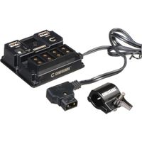 CINEGEARS Compact D-Tap Power Distributor - Distribuidor de Energía con 4 Salidas D-Tap,