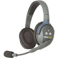 Eartec UltraLITE Headset Dual-Ear Master con Micrófono Cancelador de Ruido y Batería Rec