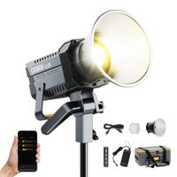 COLBOR 220W Bi-Color COB LED Video Light 2700-6500K, 52,700 Lux, CRI 96, Control Remoto