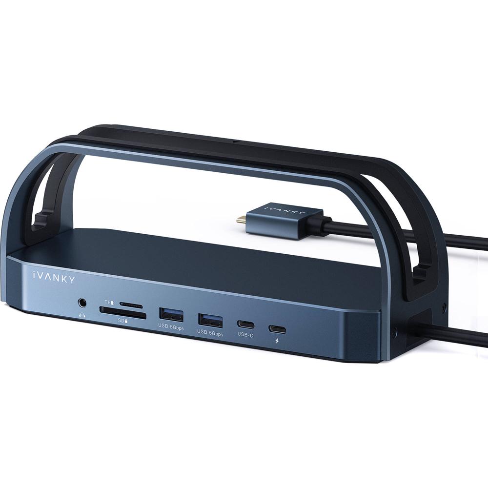 iVANKY FusionDock 2 Hub USB-C 12-en-2 con Doble HDMI 4K, 96W PD, Ethernet y Lectores de Ta