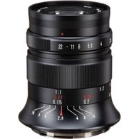 7Artisans 60mm f/2.8 Macro Mark II RF-Mount Lens - 1:1 Magnification, 6.9"" Min. Focus, Man
