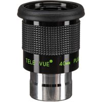 Tele Vue Plossl Ocular 40mm 1.25"" - 43° Campo Visual, 28mm de Distancia de Ojos, Óptica