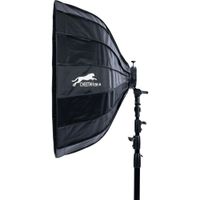 Cheetah Stand Softbox Circular QSB-34 34"" con Interior Plateado y Diseño Umbrella