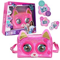 KSY Cartera Interactiva para Niñas Gato Rosa