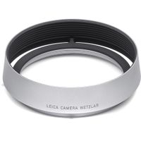 Leica Round Lens Hood Q - Aluminio, Plata, para Cámaras Q y Lentes de 49mm