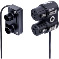 MID49 Audio Breakout AB-4 para Canon C70 y C80 - 2 x Mini XLR a 3-Pin XLR, Cable de 12""