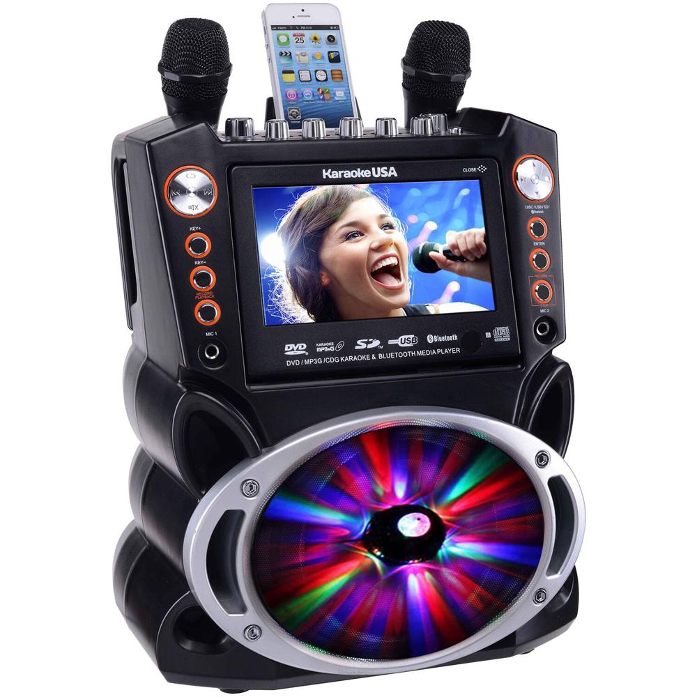 Karaoke USA GF846 Máquina de Karaoke Multimedia con Bluetooth y Pantalla TFT LCD de 7""