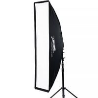 Cheetah Stand Softbox Umbrella-Style 12 x 55"" con Montura Bowens, Interior Plateado, Difus